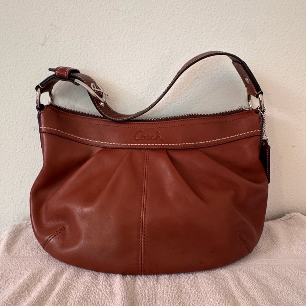 Coach Brown Leather Shoulder Bag